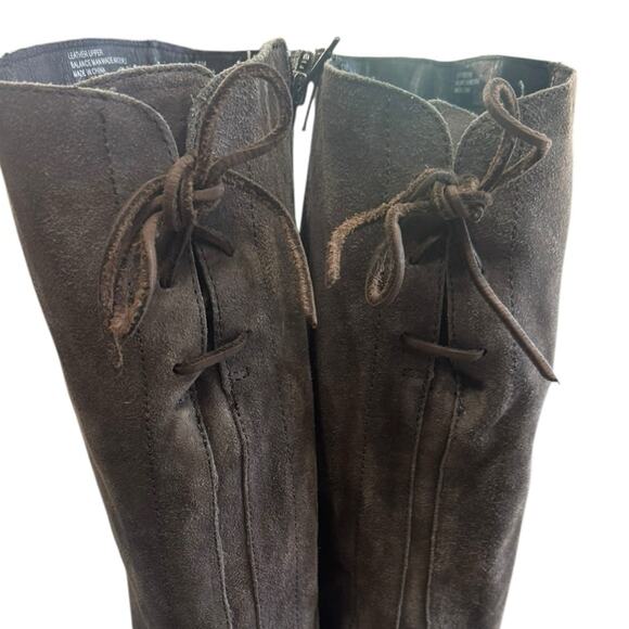 Born Felicia Tall Knee High Riding Boots Suede Leather size 11 - Picture 13 of 16
